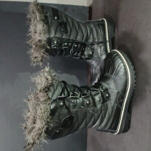 SOREL TOFINO II WOMEN'S WATERPROOF WINTER BOOTS NL2332-010 PRE-OWNED Sz 6.5